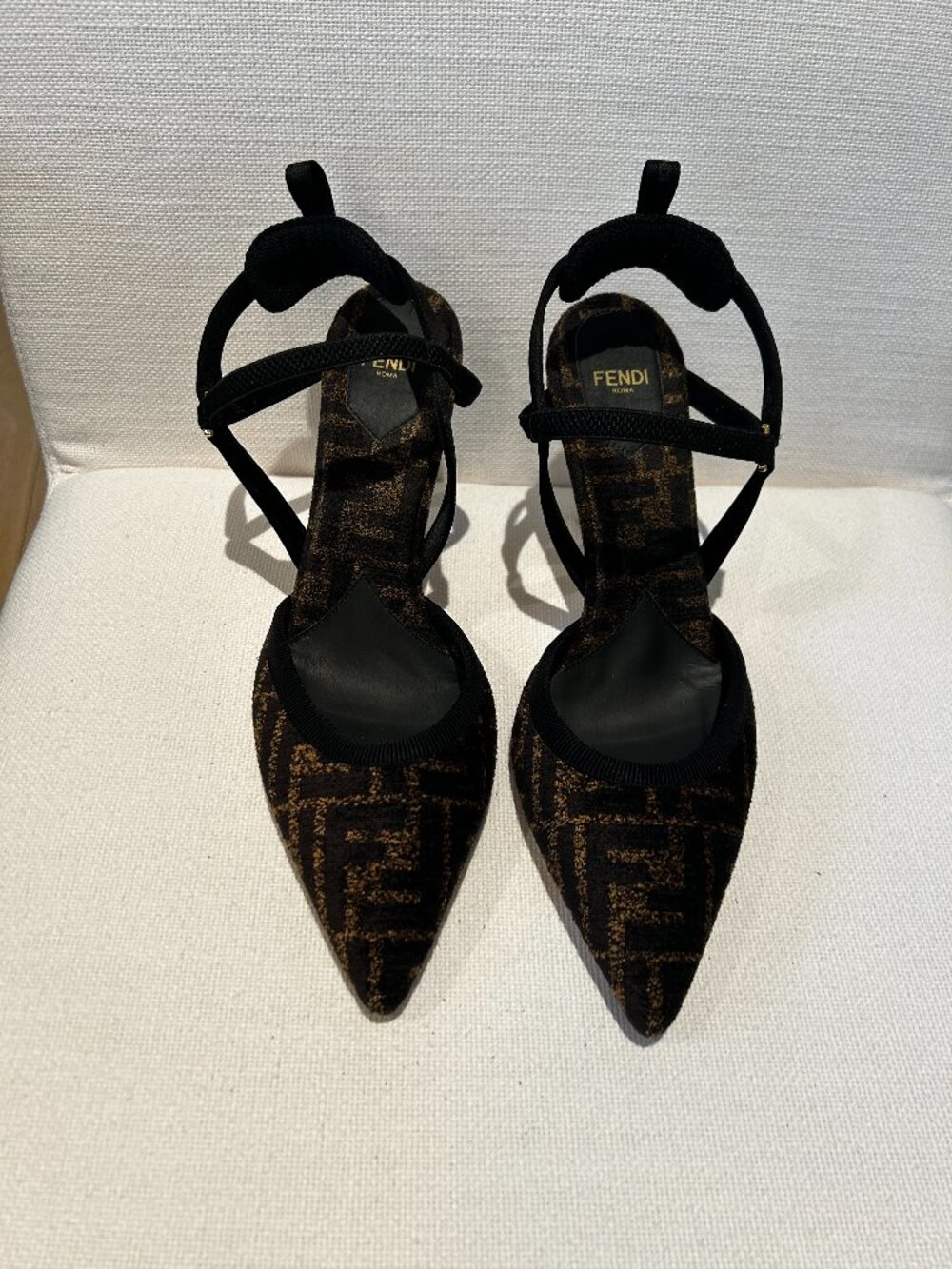 Fendi Sling Back Heels